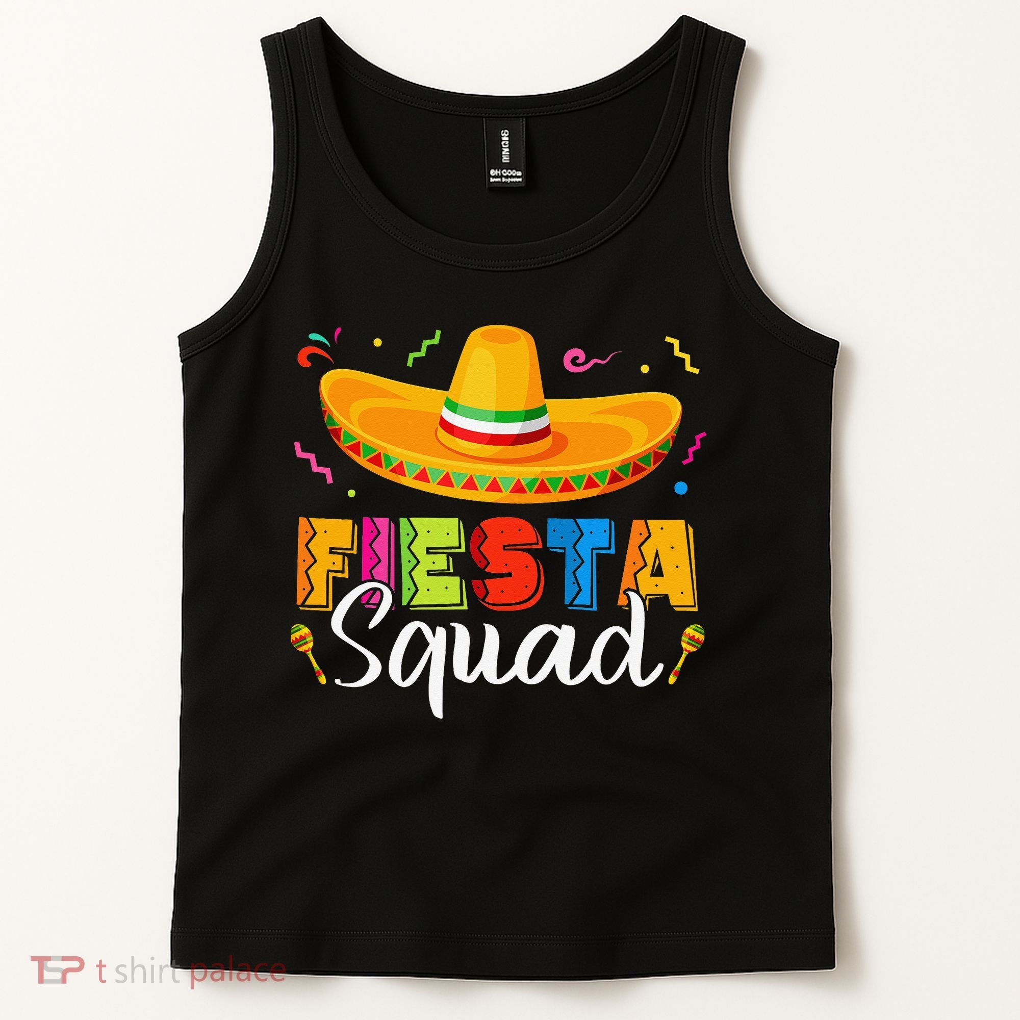 Fiesta Squad San Antonio Texas Cinco De Mayo Lets Fiesta Tank Top