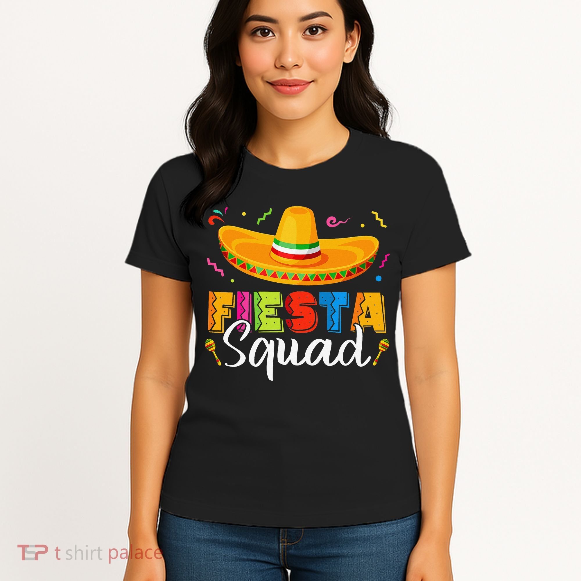 Fiesta Squad San Antonio Texas Cinco De Mayo Lets Fiesta Women's T-Shirt