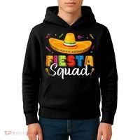 Fiesta Squad San Antonio Texas Cinco De Mayo Lets Fiesta Kids Hoodie thumb 4