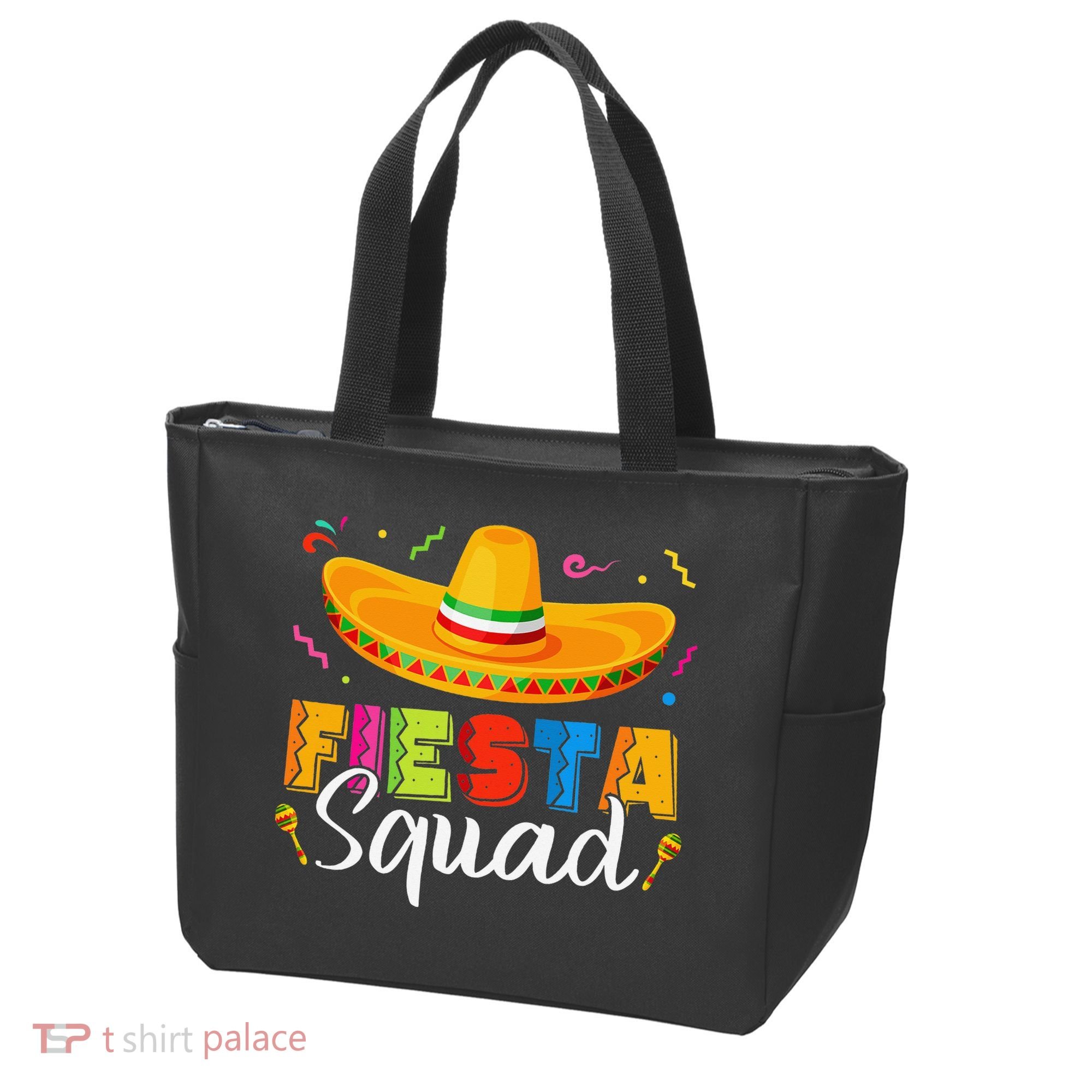 Fiesta Squad San Antonio Texas Cinco De Mayo Lets Fiesta Tote Bag