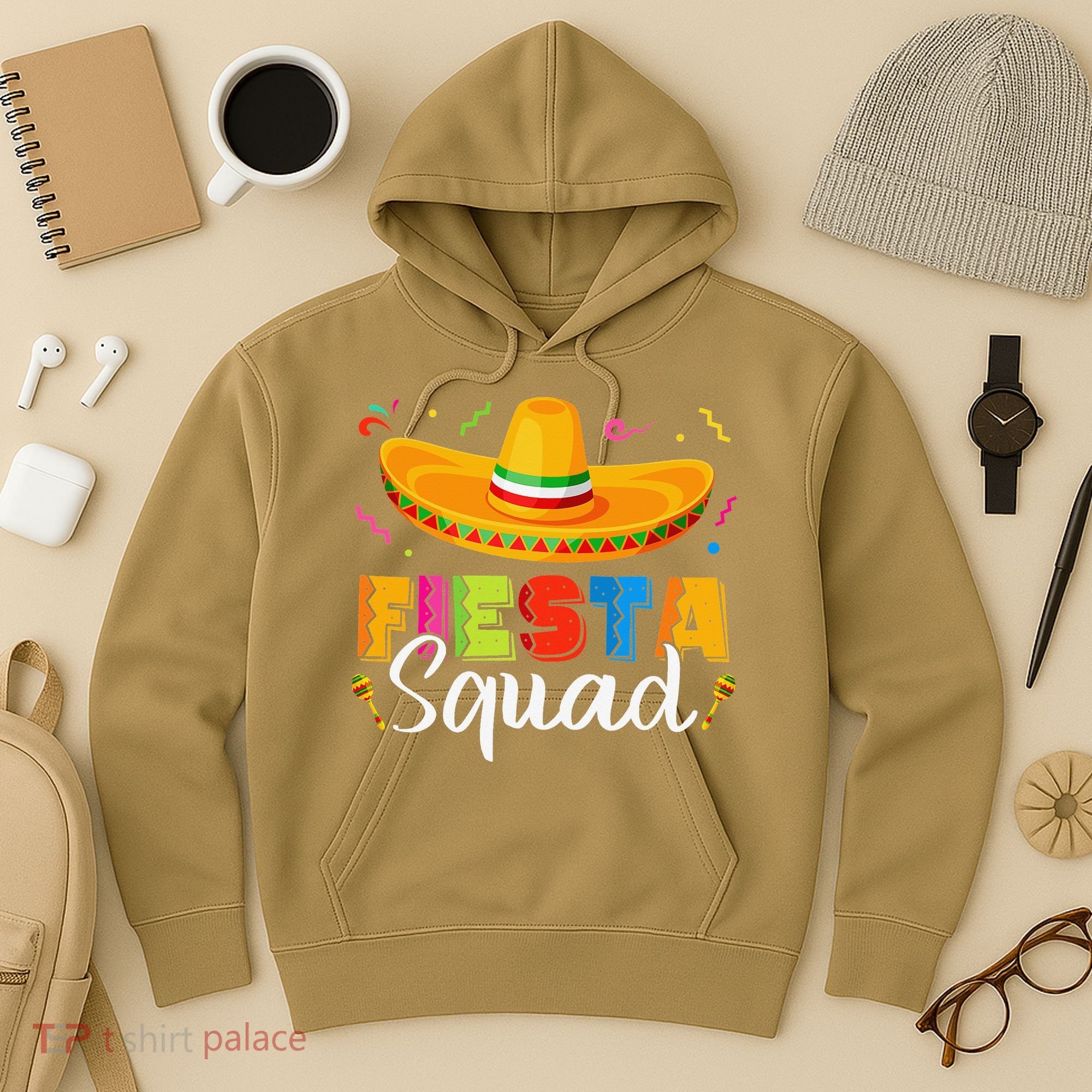 Fiesta Squad San Antonio Texas Cinco De Mayo Lets Fiesta Hoodie