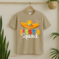 Fiesta Squad San Antonio Texas Cinco De Mayo Lets Fiesta T-Shirt thumb 2