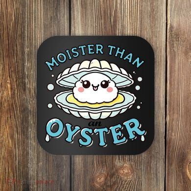 Funny Shucking Shellfish Seafood Coaster
