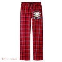 Funny Shucking Shellfish Seafood Men's Flannel Plaid Pajama Pants thumb 0