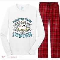 Funny Shucking Shellfish Seafood Long Sleeve Pajama Set thumb 0