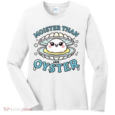 Funny Shucking Shellfish Seafood Women's Long Sleeve Shirt