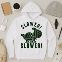 Funny Slower Slower Two Turtles Hoodie thumb 3