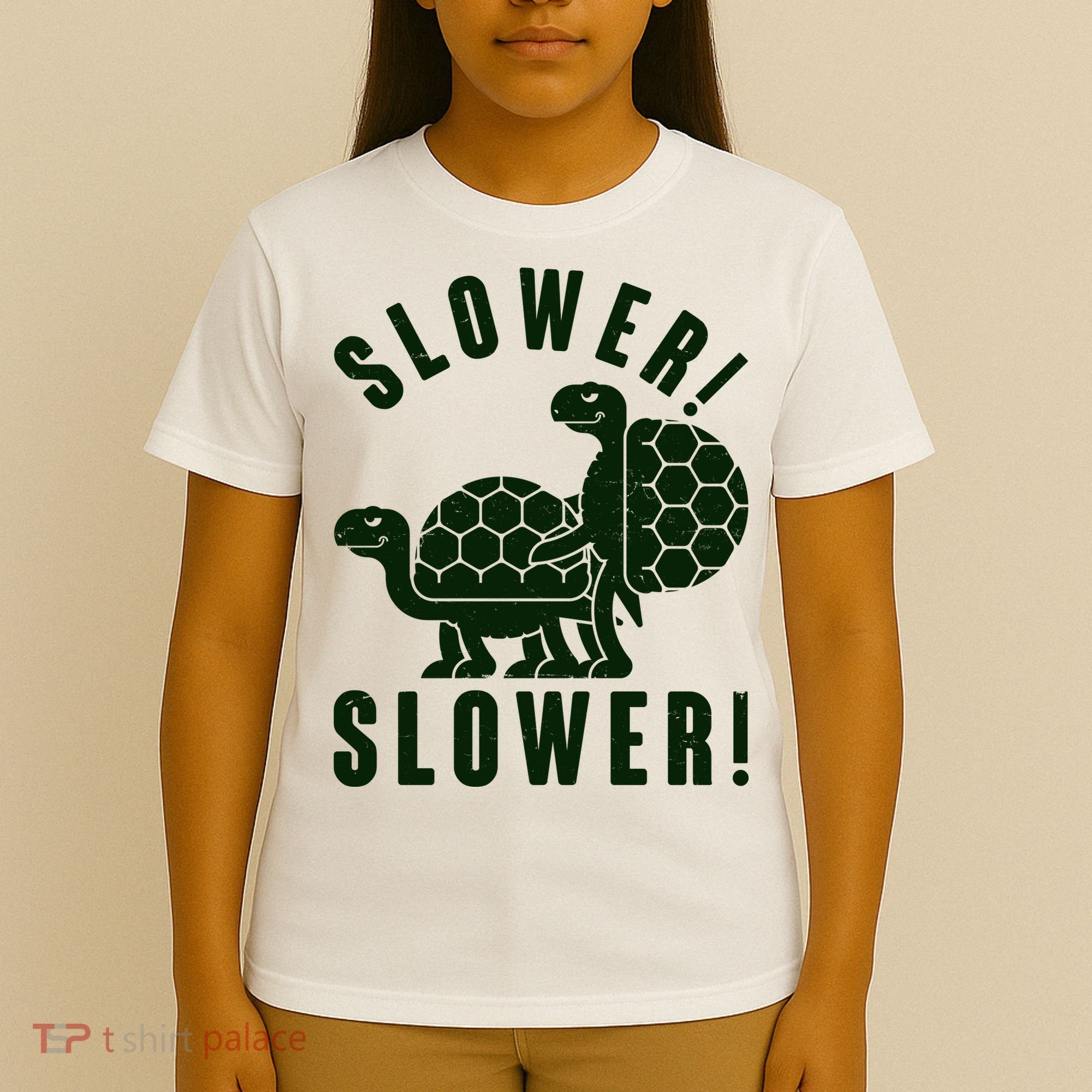 Funny Slower Slower Two Turtles T-Shirt
