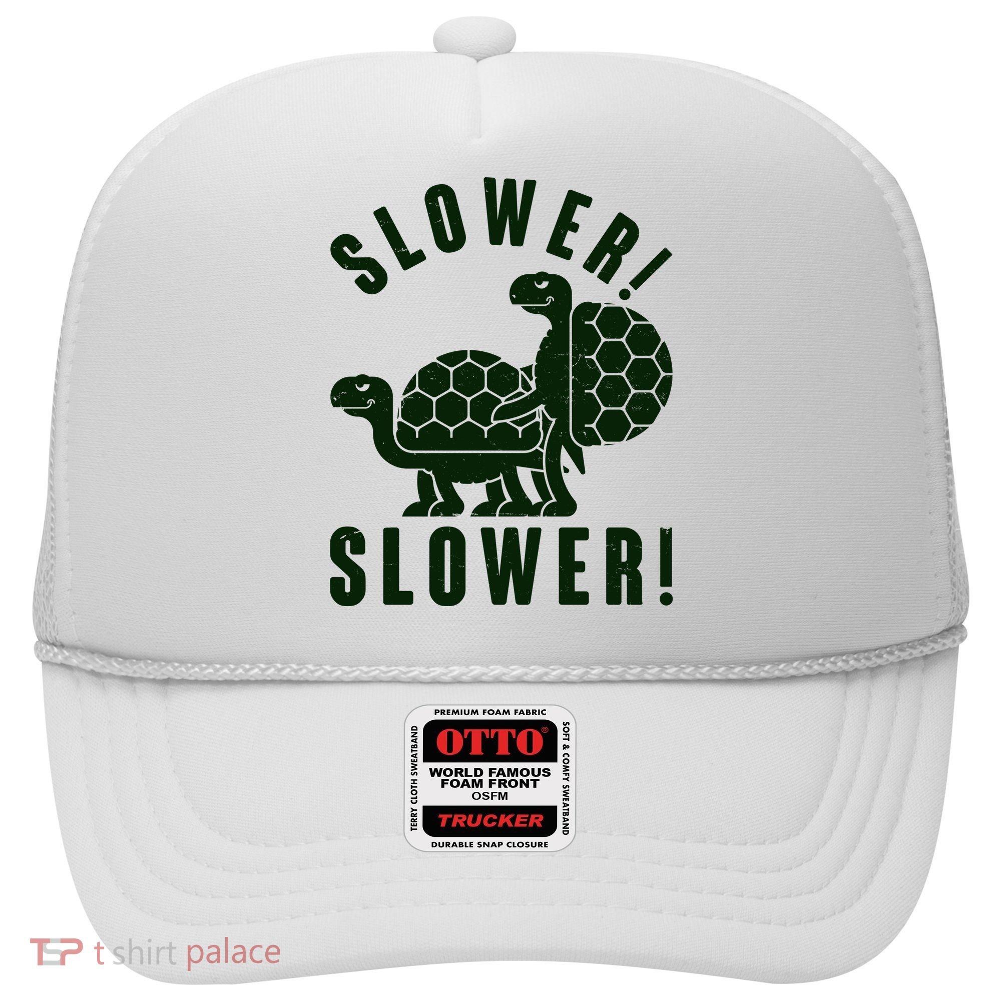 Funny Slower Slower Two Turtles Hat