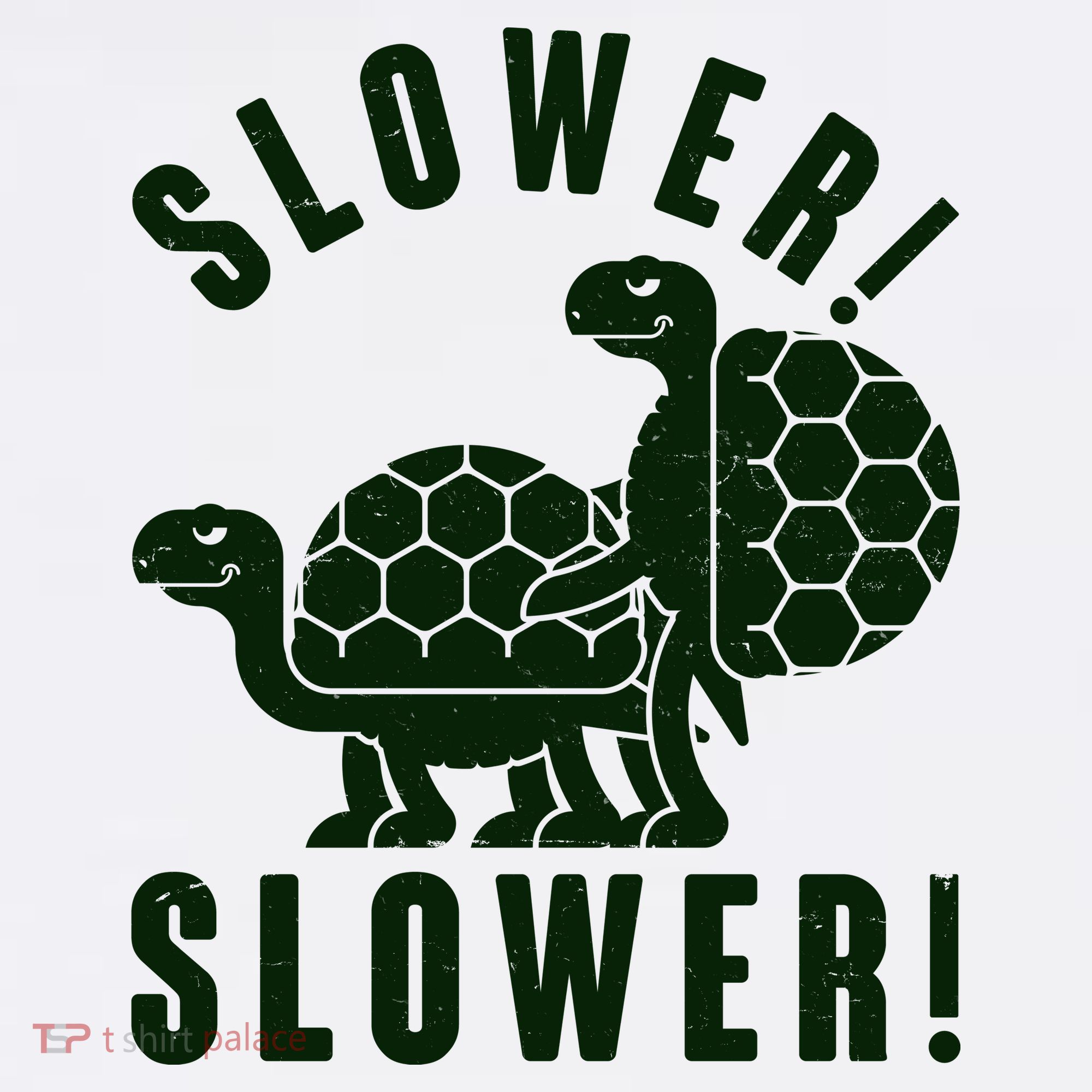 Funny Slower Slower Two Turtles Visor