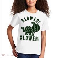 Funny Slower Slower Two Turtles Kids T-Shirt thumb 2