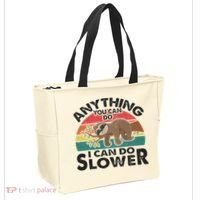 Funny Sleep Sloth Anything You Can Do Women Gift Tote Bag thumb 2