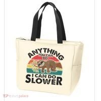 Funny Sleep Sloth Anything You Can Do Women Gift Tote Bag thumb 3
