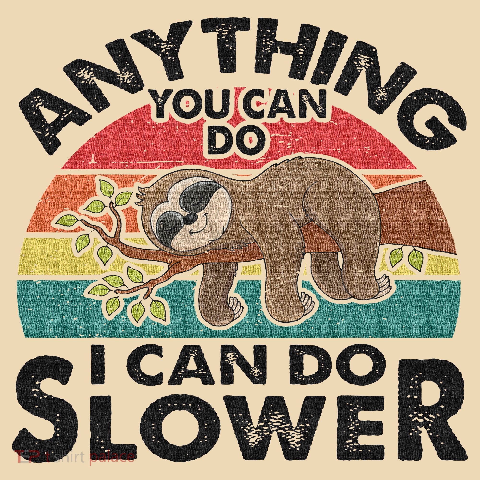 Funny Sleep Sloth Anything You Can Do Women Gift Tote Bag