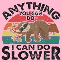 Funny Sleep Sloth Anything You Can Do Women Gift Coaster thumb 2