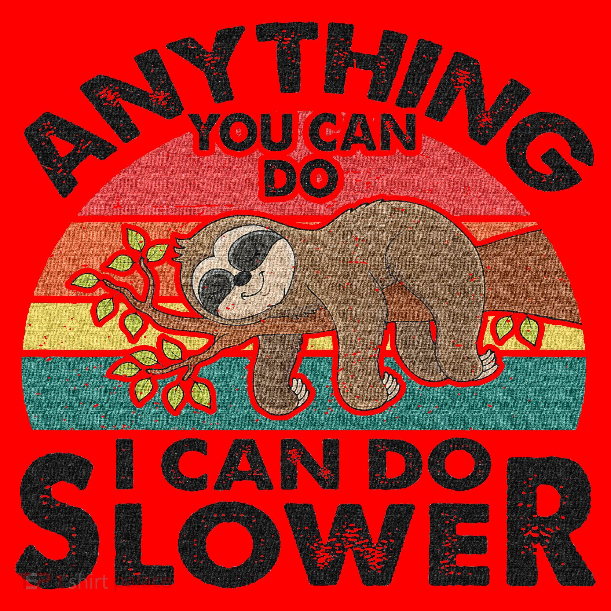 Funny Sleep Sloth Anything You Can Do Women Gift Santa Hat