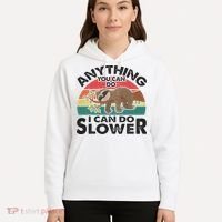 Funny Sleep Sloth Anything You Can Do Women Gift Hoodie thumb 5