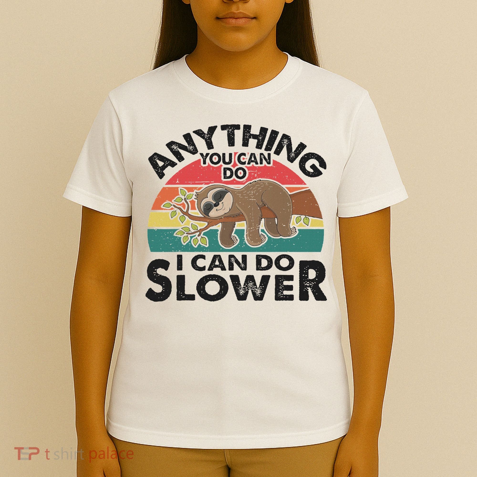 Funny Sleep Sloth Anything You Can Do Women Gift T-Shirt