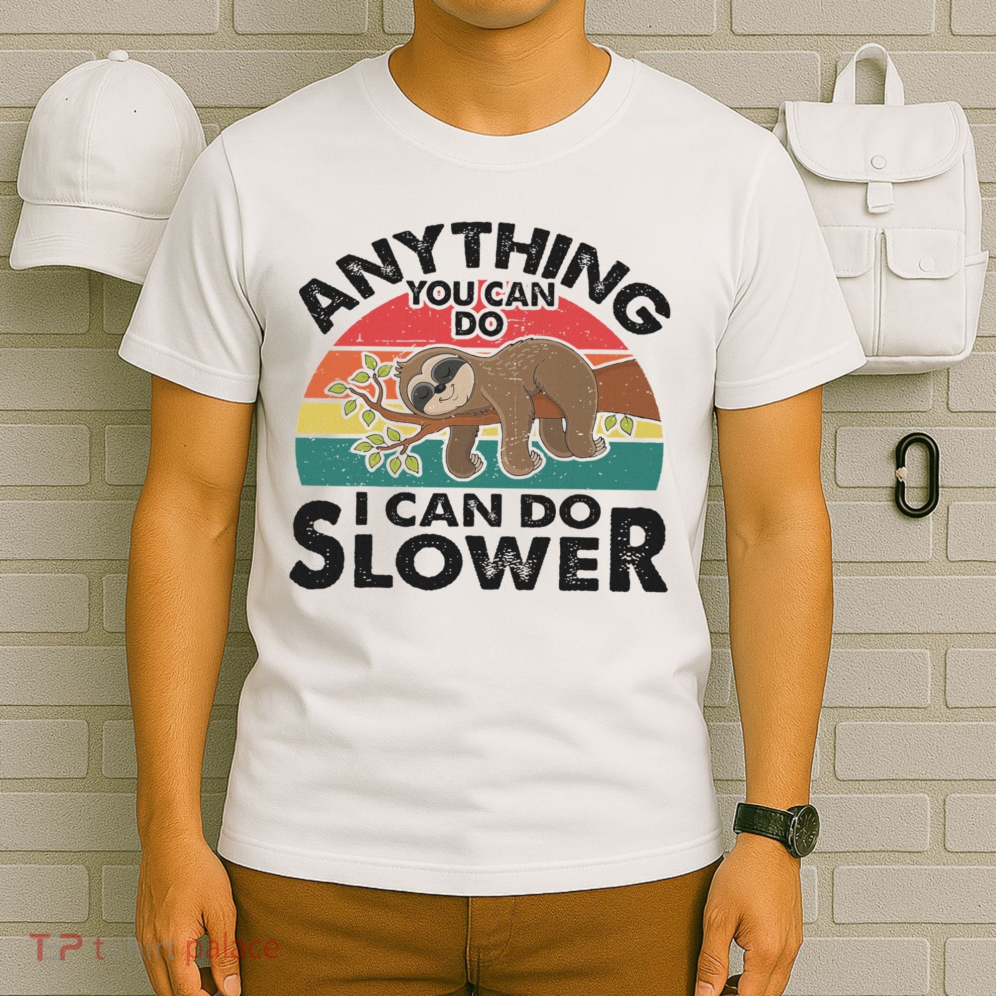 Funny Sleep Sloth Anything You Can Do Women Gift T-Shirt