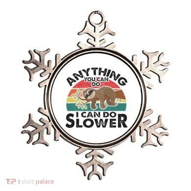 Funny Sleep Sloth Anything You Can Do Women Gift Ornament