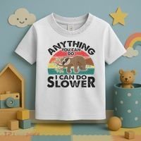 Funny Sleep Sloth Anything You Can Do Women Gift Toddler T-Shirt thumb 3