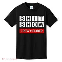 Funny Shit Show Crew Member Kids T-Shirt thumb 0