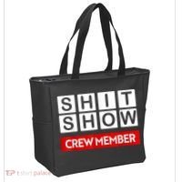 Funny Shit Show Crew Member Tote Bag thumb 2