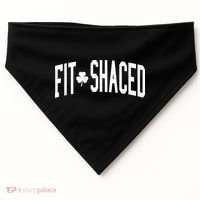 Fit Shaced St Patricks Day Drinking Party USA-Made Doggie Bandana thumb 0