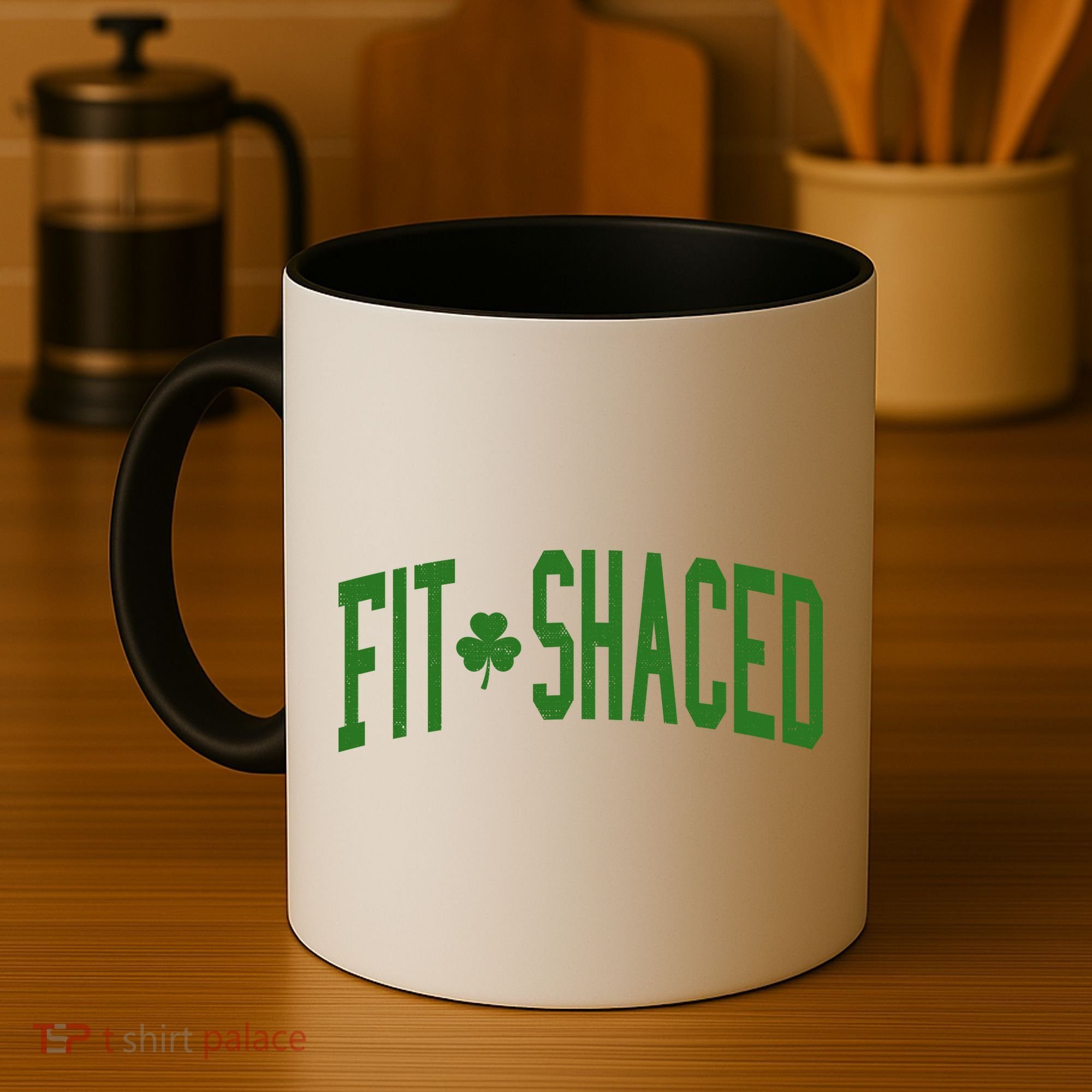 Fit Shaced St Patricks Day Drinking Party Coffee Mug