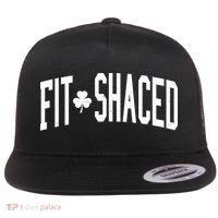 Fit Shaced St Patricks Day Drinking Party Flat Bill Trucker Hat thumb 0