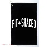 Fit Shaced St Patricks Day Drinking Party Golf Towel thumb 0