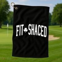 Fit Shaced St Patricks Day Drinking Party Golf Towel thumb 1
