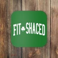 Fit Shaced St Patricks Day Drinking Party Coaster thumb 0