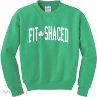 Fit Shaced St Patricks Day Drinking Party Kids Sweatshirt thumb 0