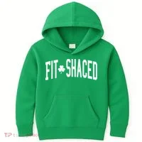Fit Shaced St Patricks Day Drinking Party Kids Hoodie thumb 0