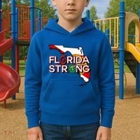 Florida Strong Support Gator Strong Florida Strong Community Kids Hoodie thumb 2