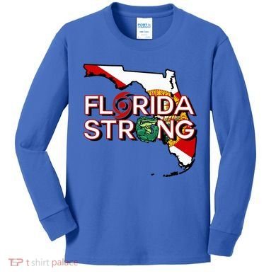 Florida Strong Support Gator Strong Florida Strong Community Kids Long Sleeve Shirt