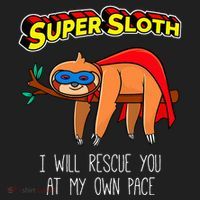 Funny Sloth Superhero Super Sloth Hero Gift Beanie thumb 2
