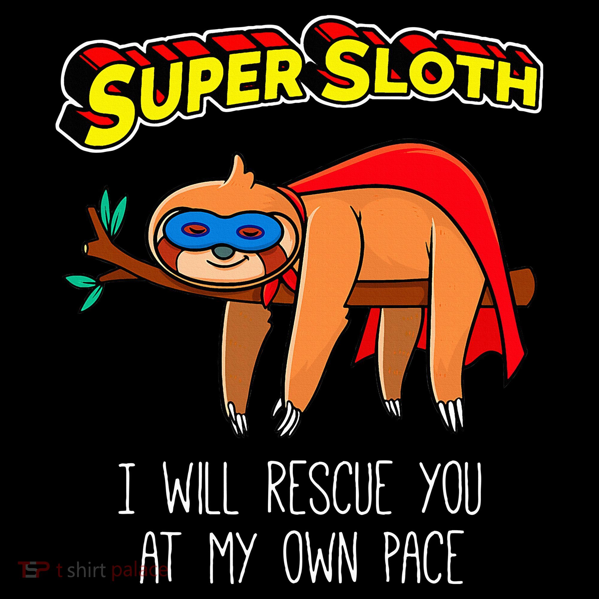 Funny Sloth Superhero Super Sloth Hero Gift Tank Top