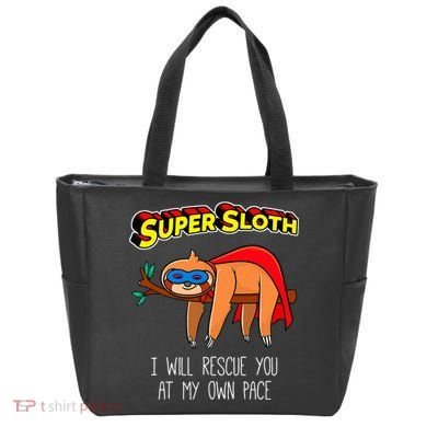 Funny Sloth Superhero Super Sloth Hero Gift Tote Bag