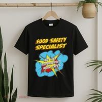 Food Safety Specialist Funny Superhero Job T-Shirt thumb 2