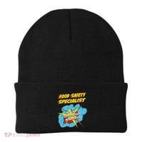 Food Safety Specialist Funny Superhero Job Beanie thumb 0