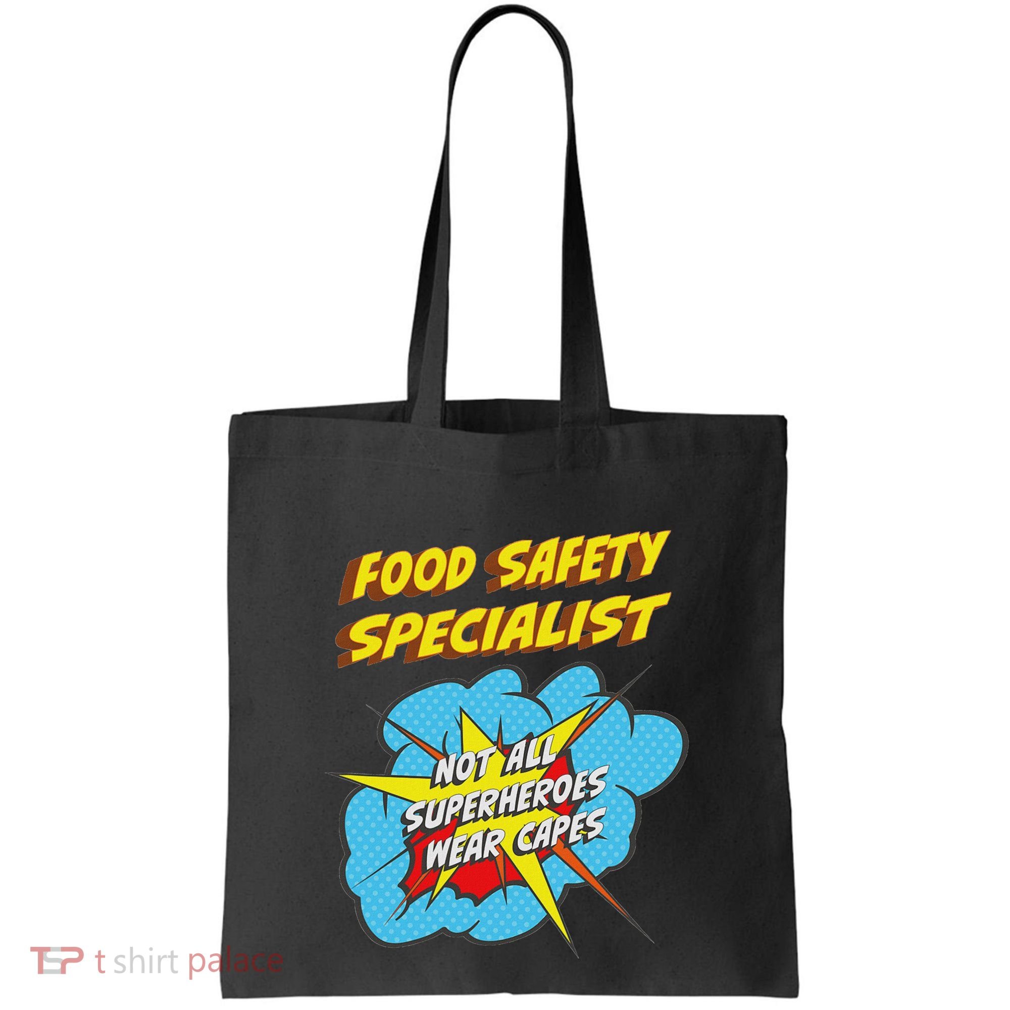 Food Safety Specialist Funny Superhero Job Tote Bag
