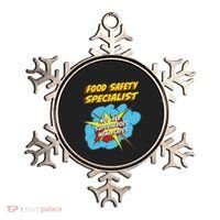 Food Safety Specialist Funny Superhero Job Ornament thumb 0