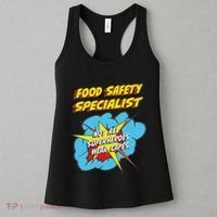 Food Safety Specialist Funny Superhero Job Women's Tank Top thumb 3