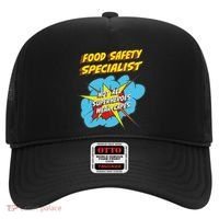 Food Safety Specialist Funny Superhero Job Hat thumb 0