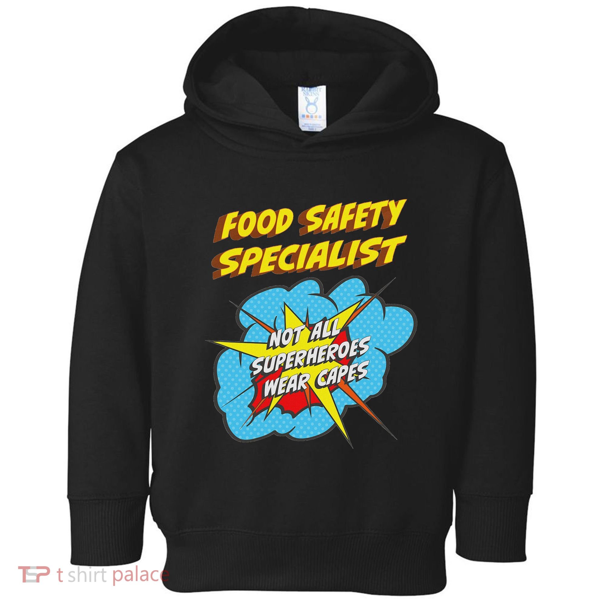 Food Safety Specialist Funny Superhero Job Toddler Hoodie