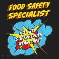 Food Safety Specialist Funny Superhero Job Golf Towel thumb 3