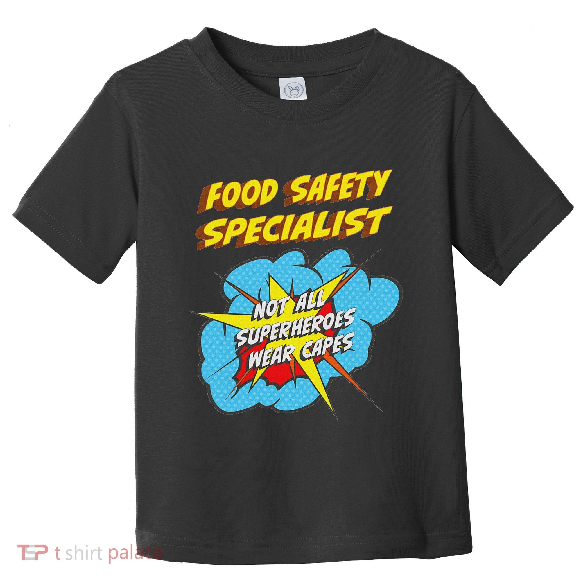 Food Safety Specialist Funny Superhero Job Toddler T-Shirt