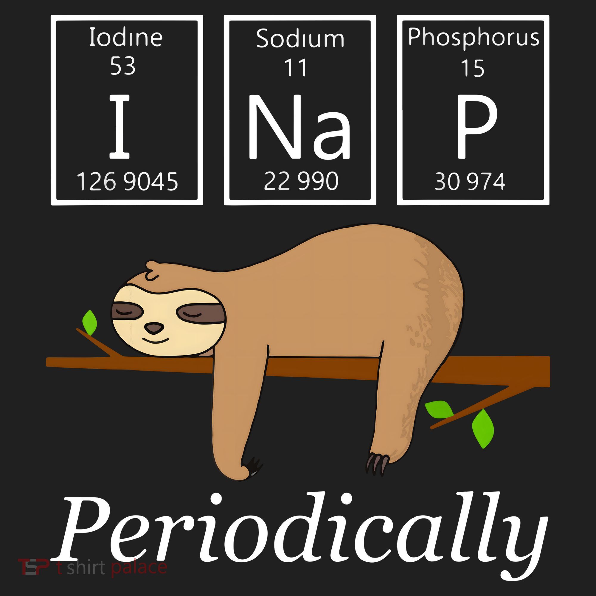 Funny Science Sloth Shirts I Nap Periodically Sloths Lovers Comfort Colors Boxy T-Shirt